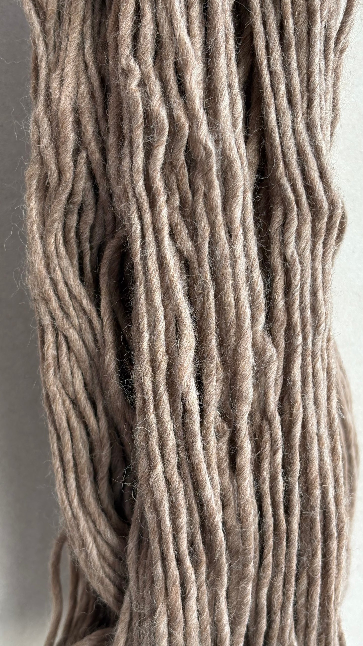 Kid Soft Classic Cuffed Woolly Hat - Undyed Yarn - Moorland Mist