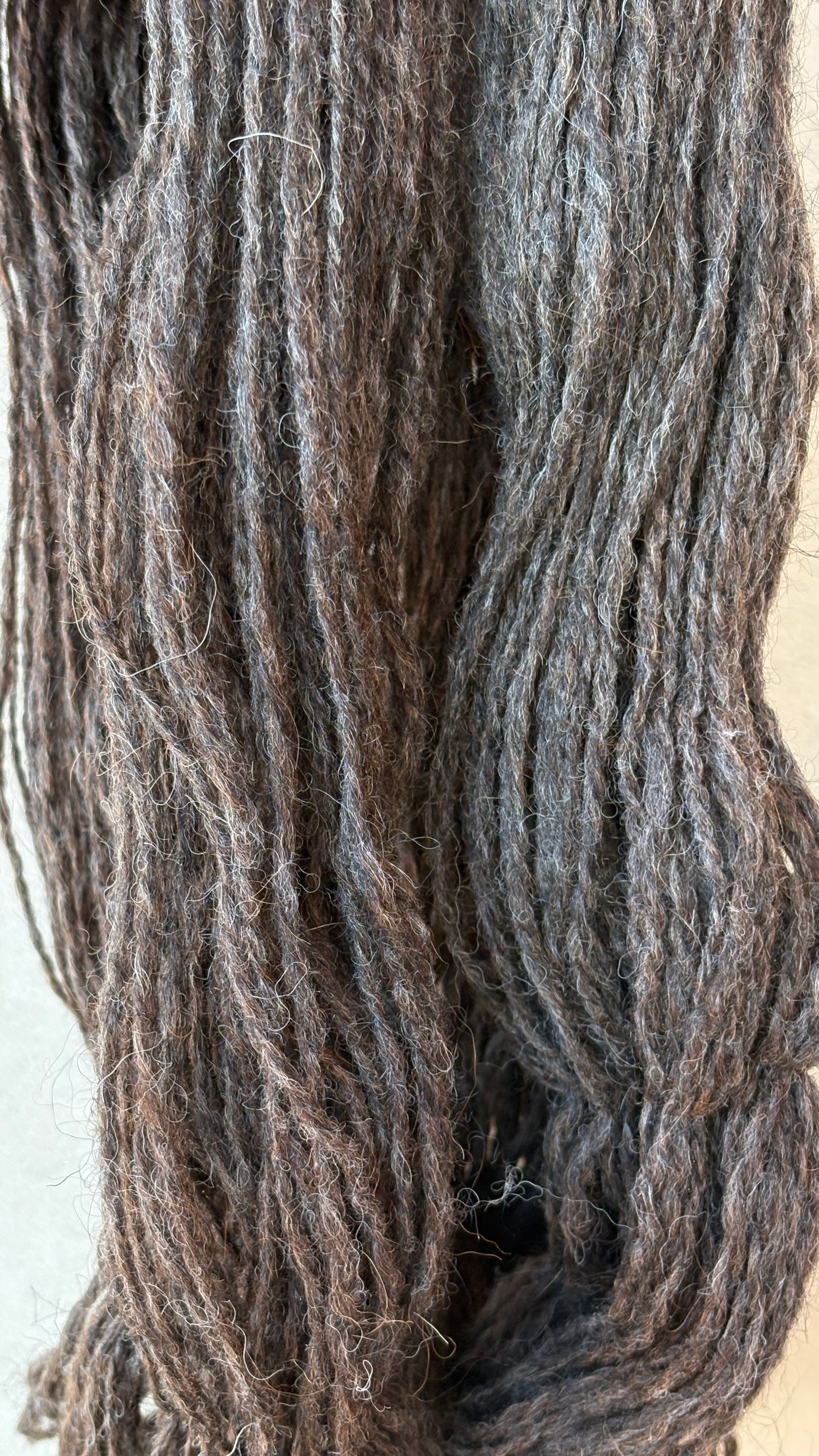 Oslo Hat - Rare Breed Hebridean & Alpaca Wool - Undyed Hand-spun Yarn from Conservation Area - Natural Brown