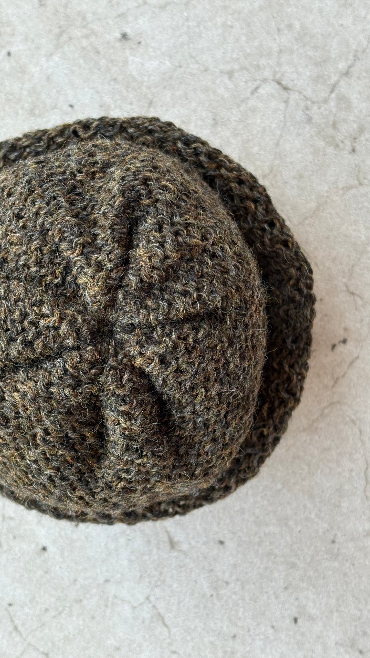 Oslo Hat - Coloured Wool Yarn - Midnight Fjord