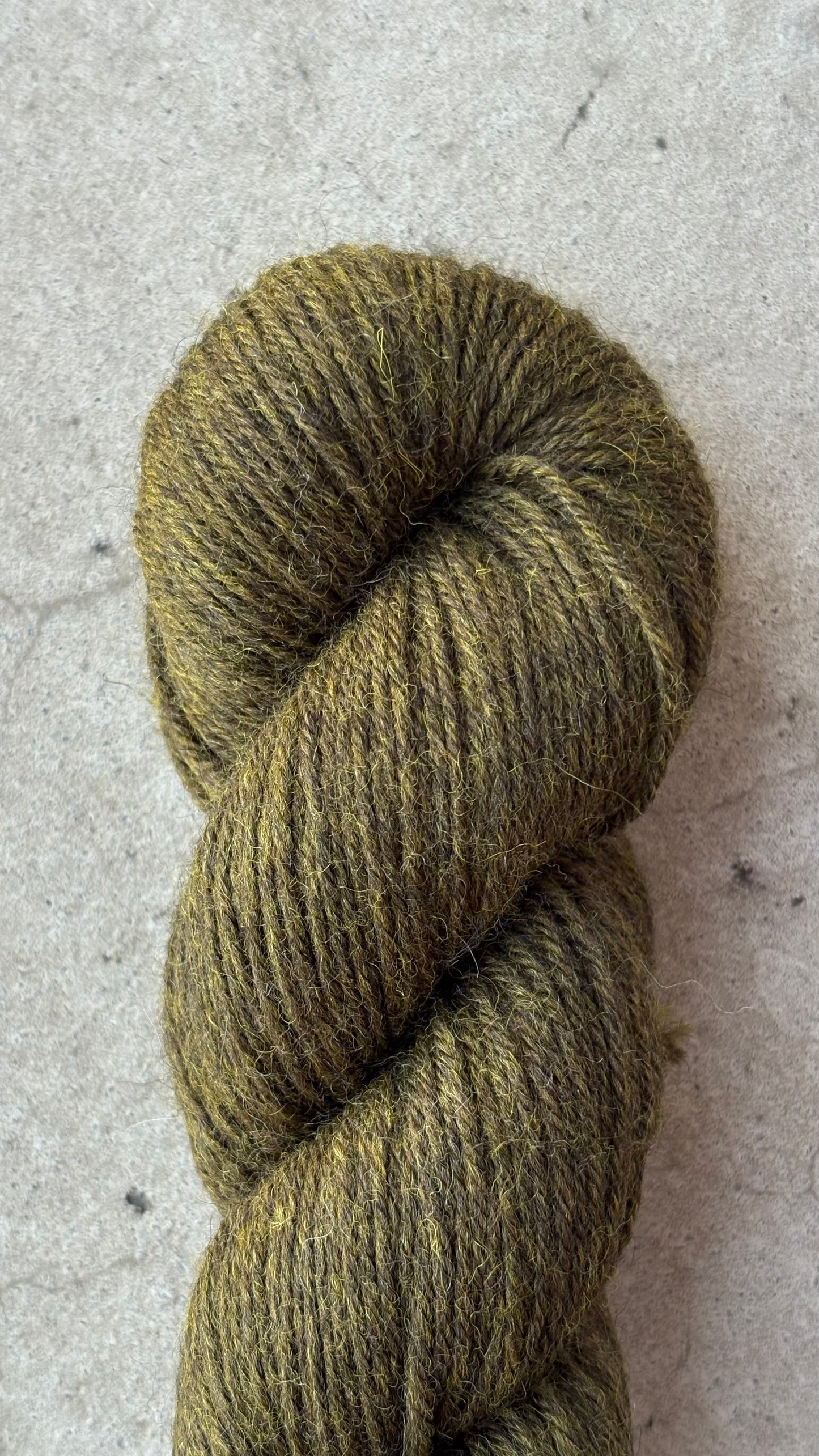 Snoods / Neck Warmer - Coloured Wool Yarn - Lichen Moss
