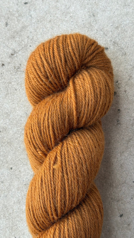 Snoods / Neck Warmer - Coloured Wool Yarn - Burnt Caramel