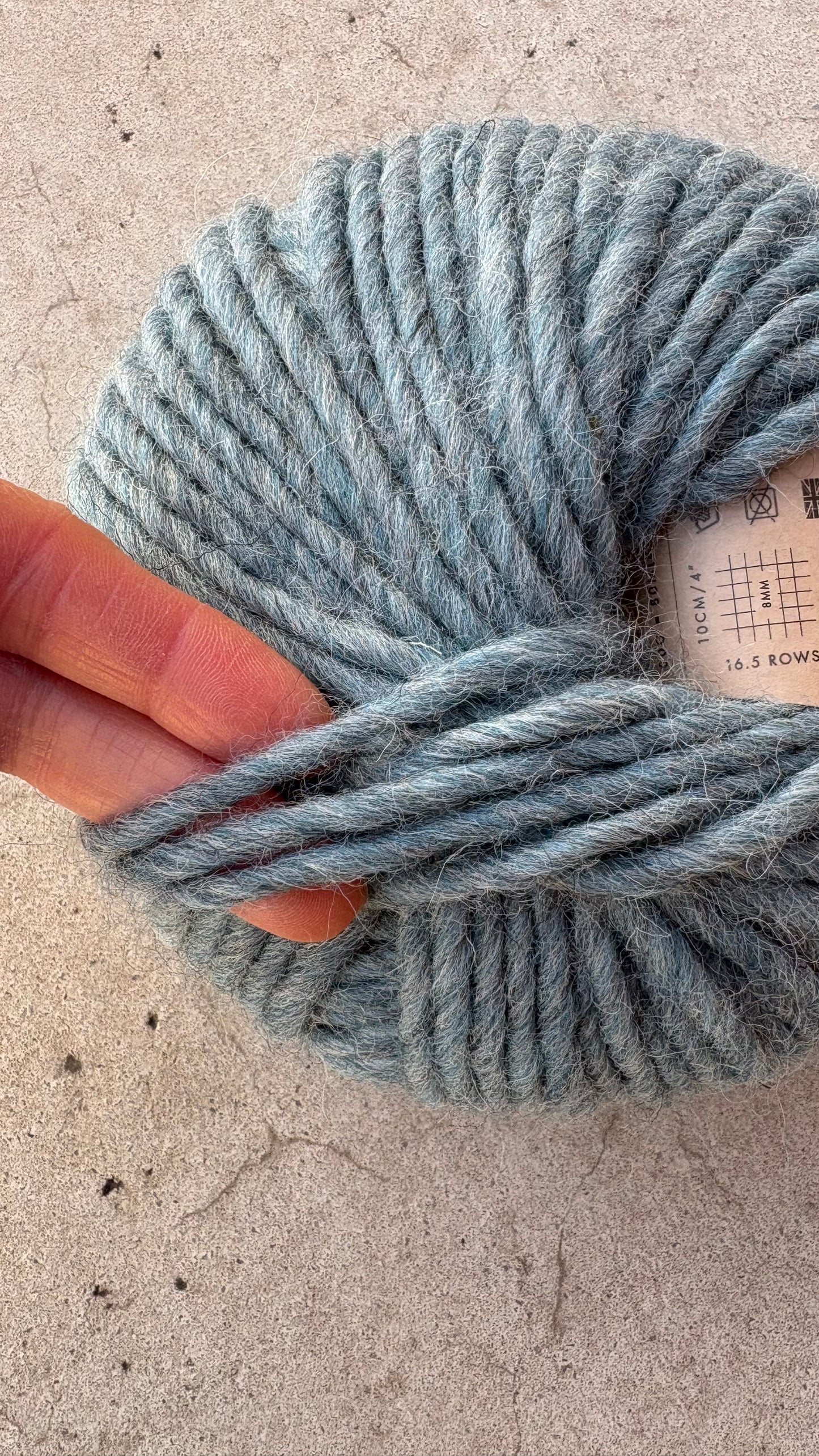 Flat Woolly Hat - Wood Forget-me-not