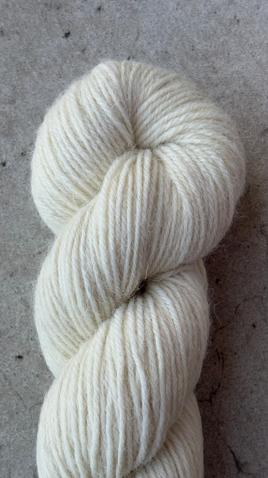 Classic Cuffed Woolly Hat - Undyed Yarn - Winter Fleece