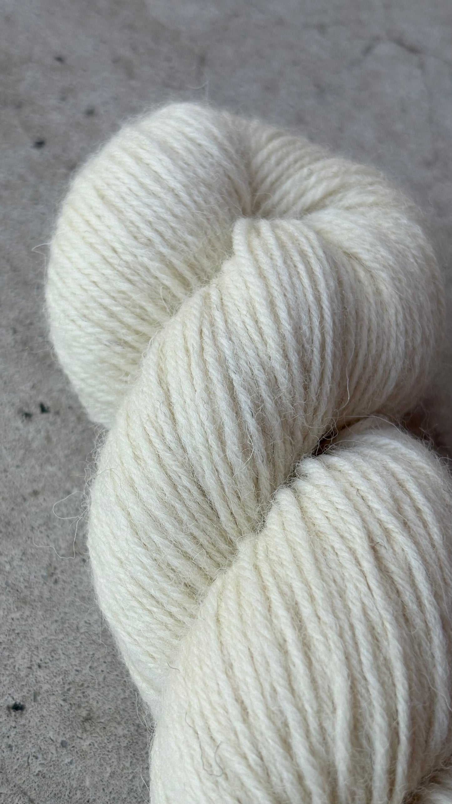 Classic Cuffed Woolly Hat - Undyed Yarn - Winter Fleece