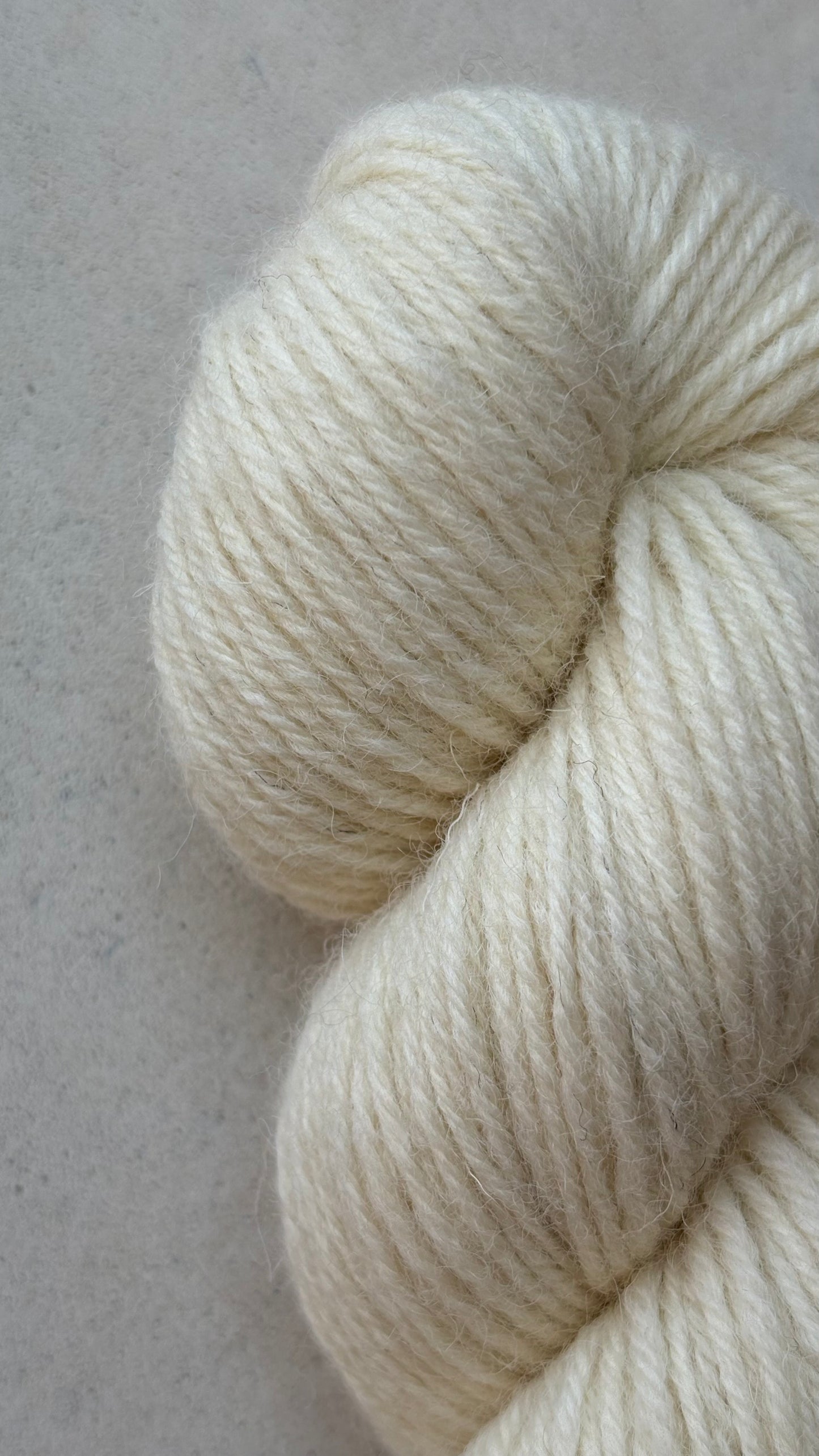 Classic Cuffed Woolly Hat - Undyed Yarn - Winter Fleece