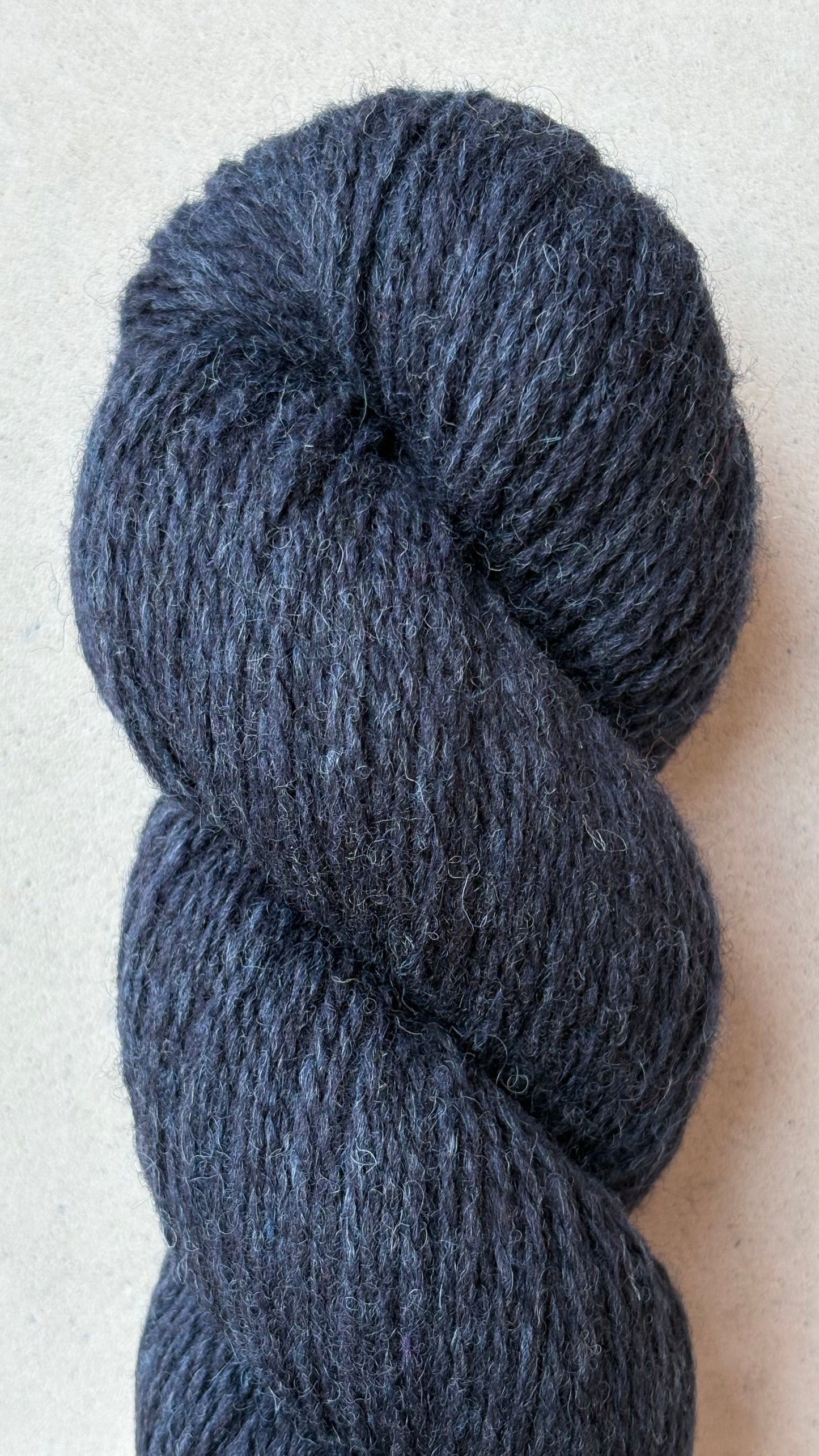 Oslo Hat - Coloured Wool Yarn - Midnight Fjord