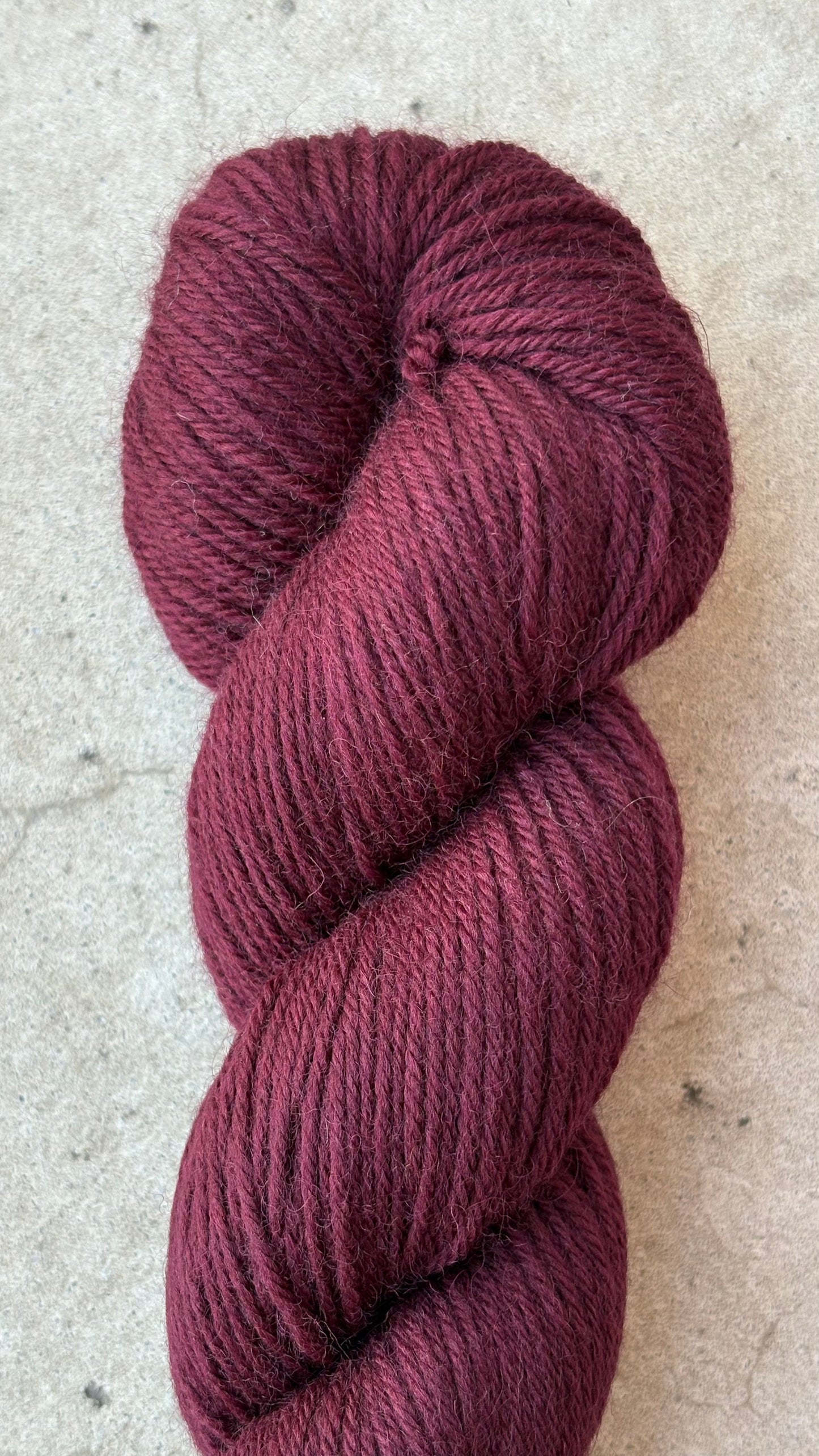 Snoods / Neck Warmer - Coloured Wool Yarn - Dark Plum