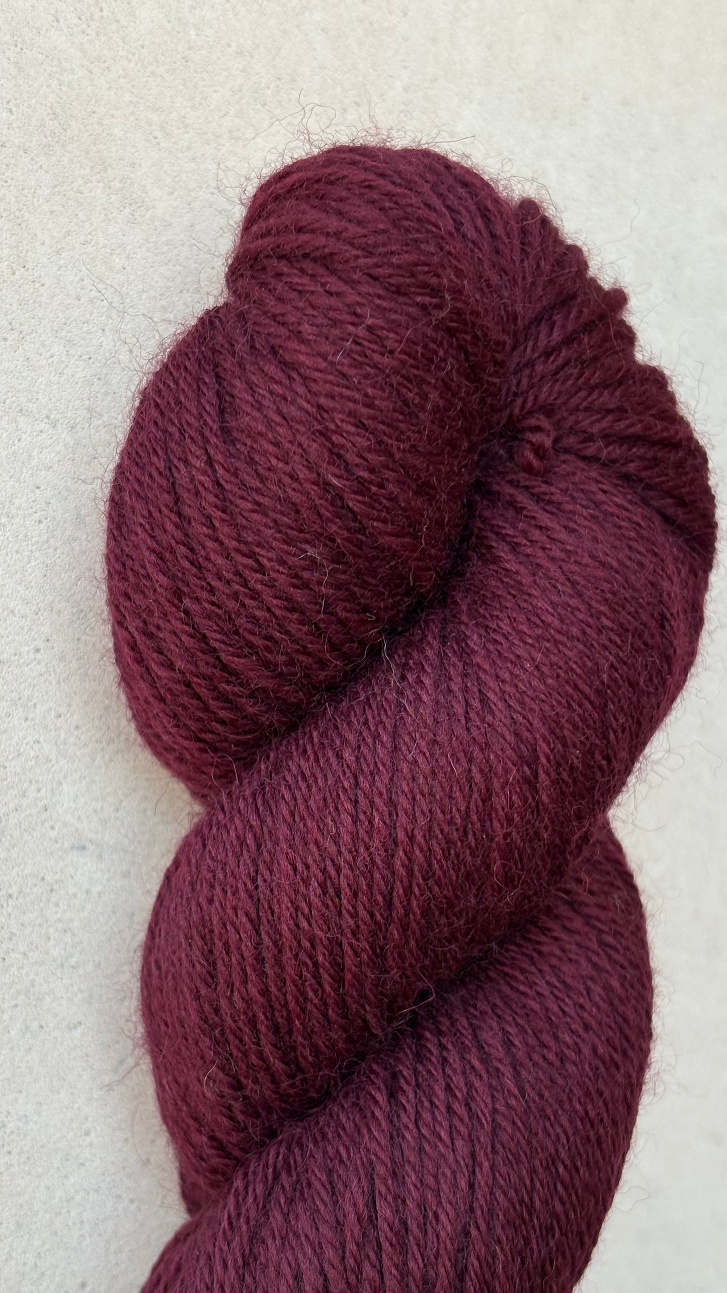 Snoods / Neck Warmer - Coloured Wool Yarn - Dark Plum