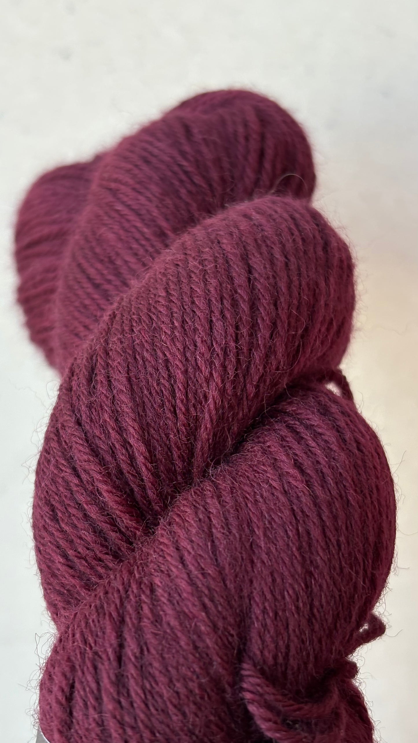Snoods / Neck Warmer - Coloured Wool Yarn - Dark Plum