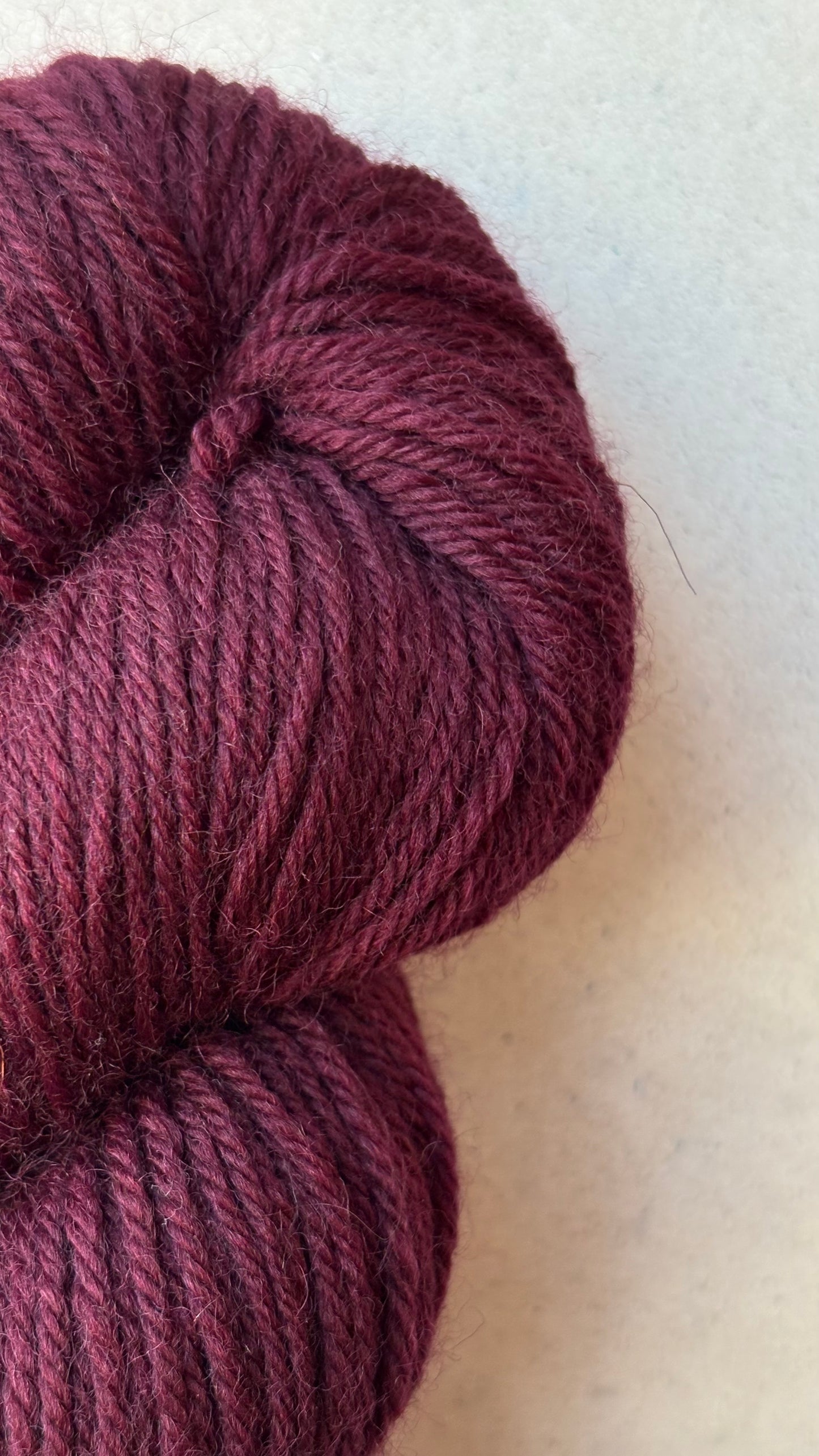 Snoods / Neck Warmer - Coloured Wool Yarn - Dark Plum