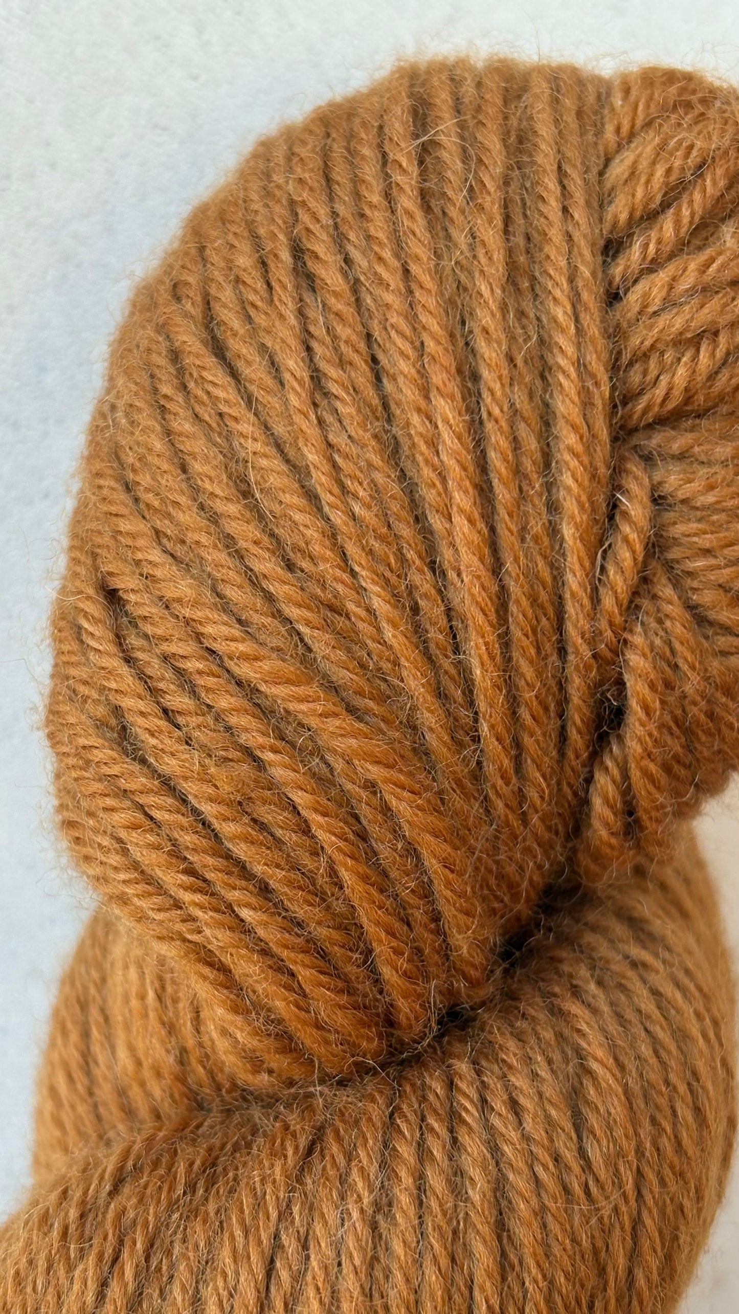 Snoods / Neck Warmer - Coloured Wool Yarn - Burnt Caramel