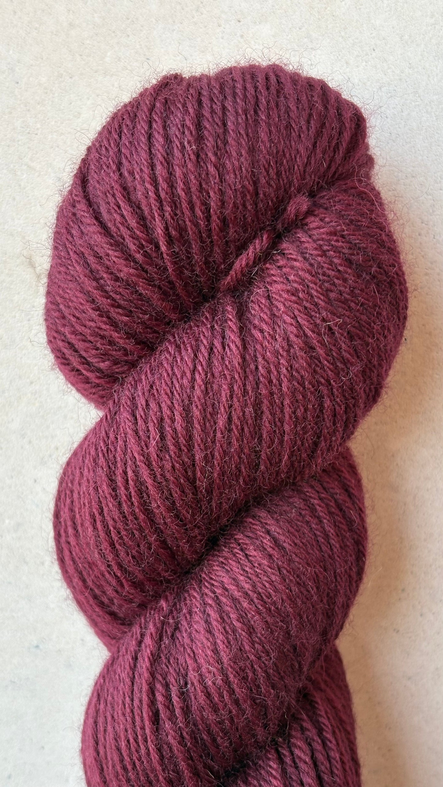 Snoods / Neck Warmer - Coloured Wool Yarn - Dark Plum