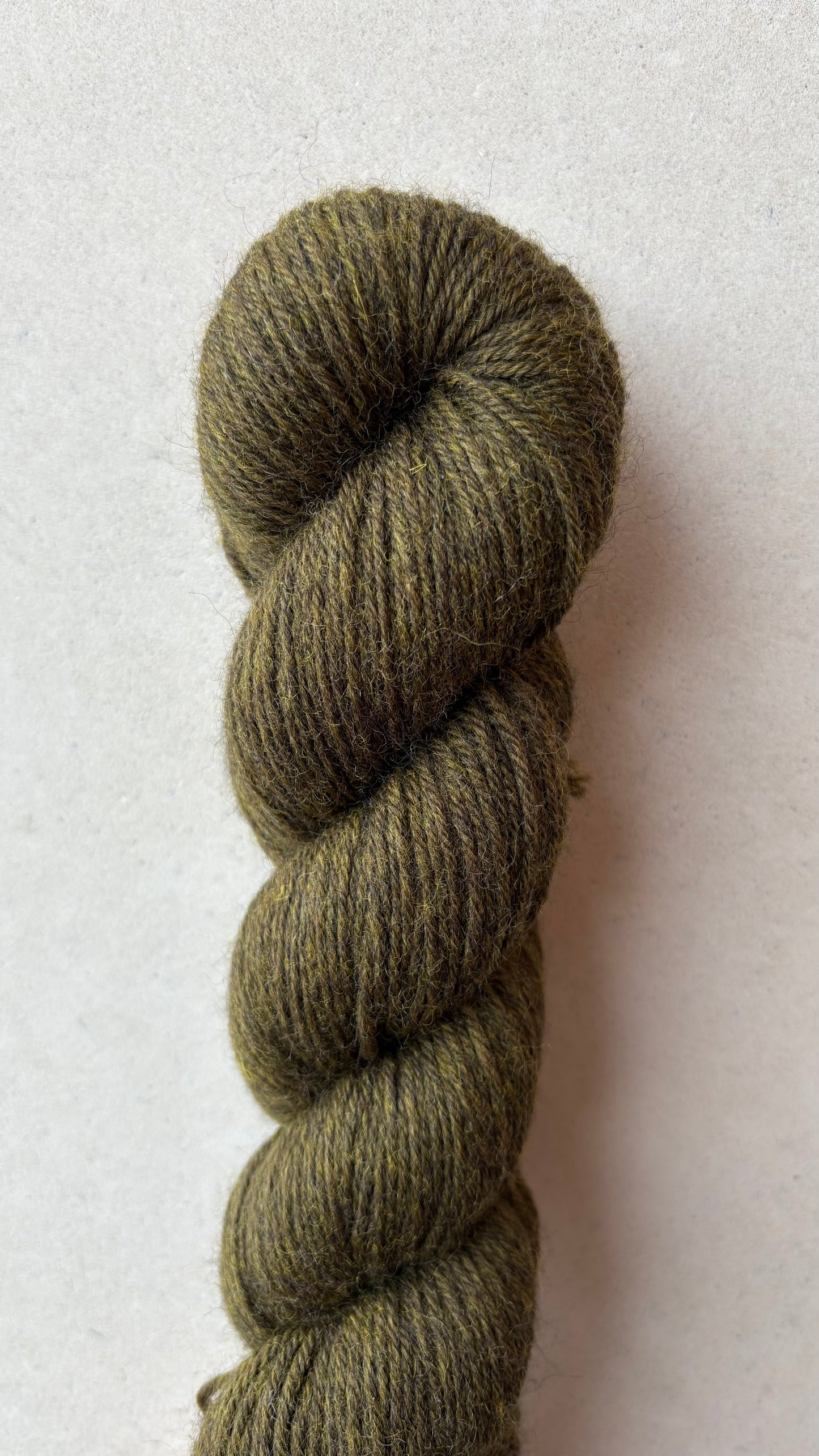 Snoods / Neck Warmer - Coloured Wool Yarn - Lichen Moss