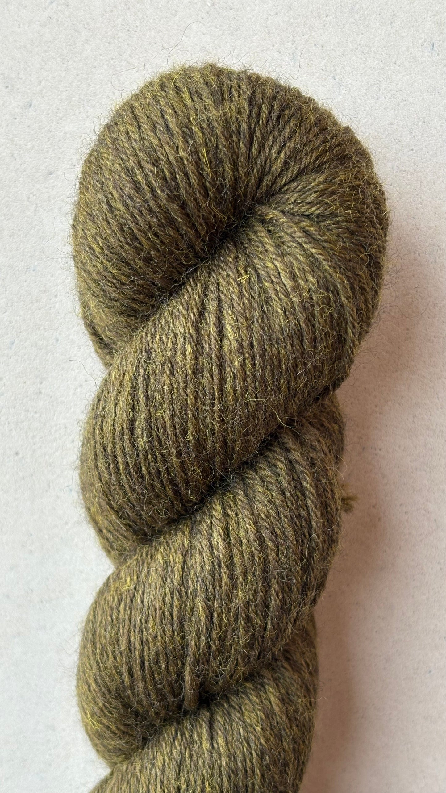 Snoods / Neck Warmer - Coloured Wool Yarn - Lichen Moss