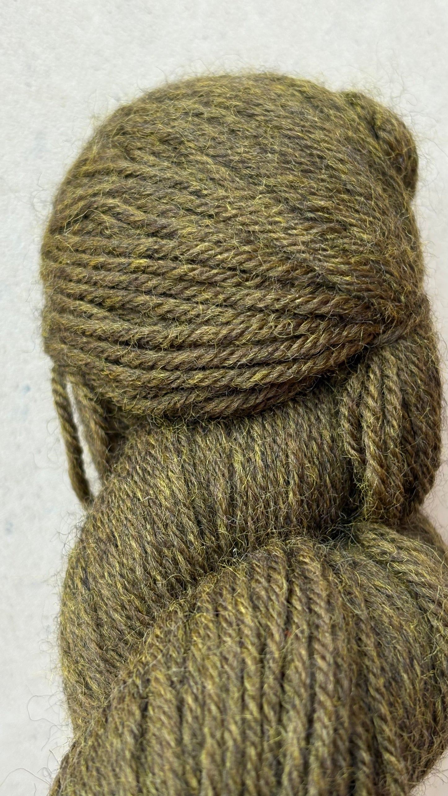 Snoods / Neck Warmer - Coloured Wool Yarn - Lichen Moss