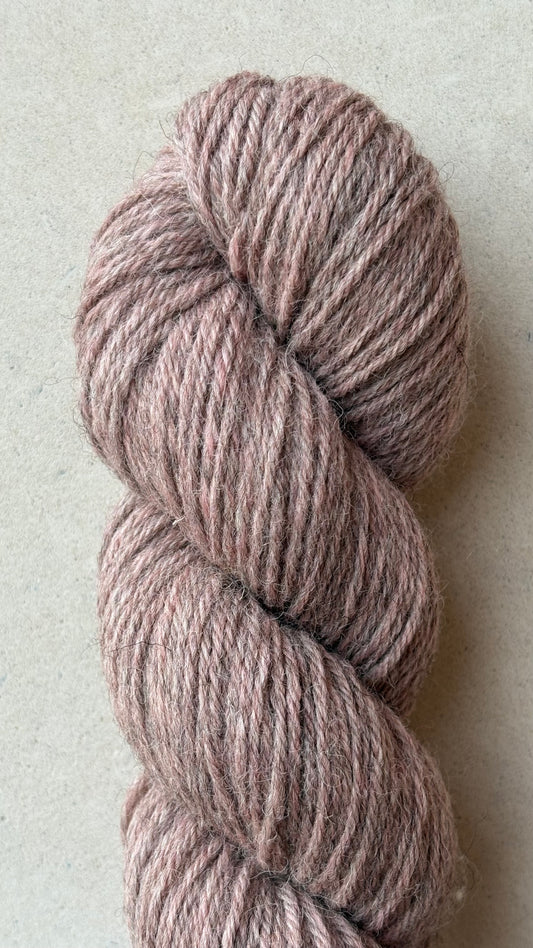 Classic Cuffed Woolly Hat - Coloured Wool Yarn - Heather Rose