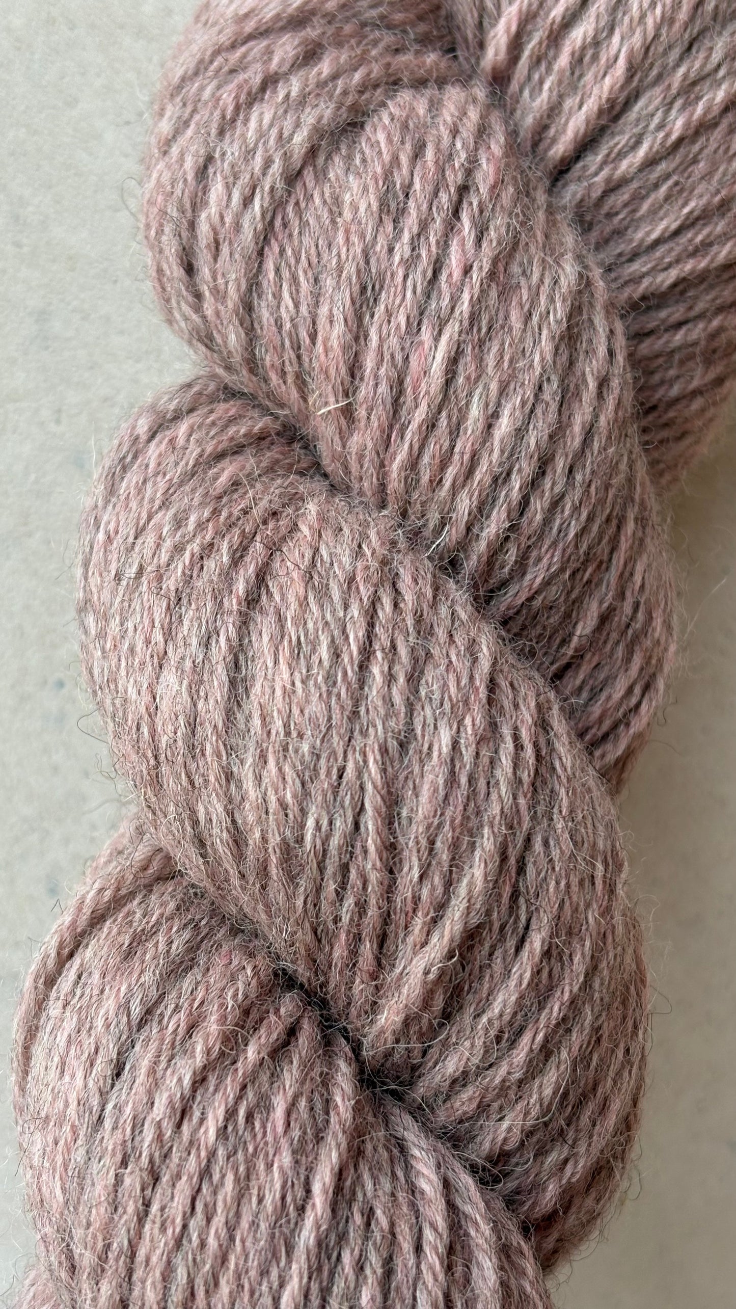 Classic Cuffed Woolly Hat - Coloured Wool Yarn - Heather Rose