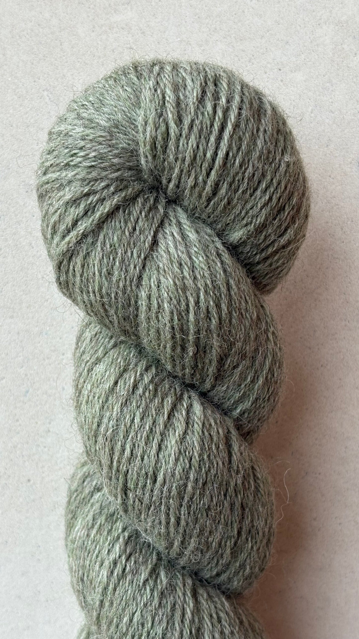 Classic Cuffed Woolly Hat - Coloured Wool Yarn - Dales Mist