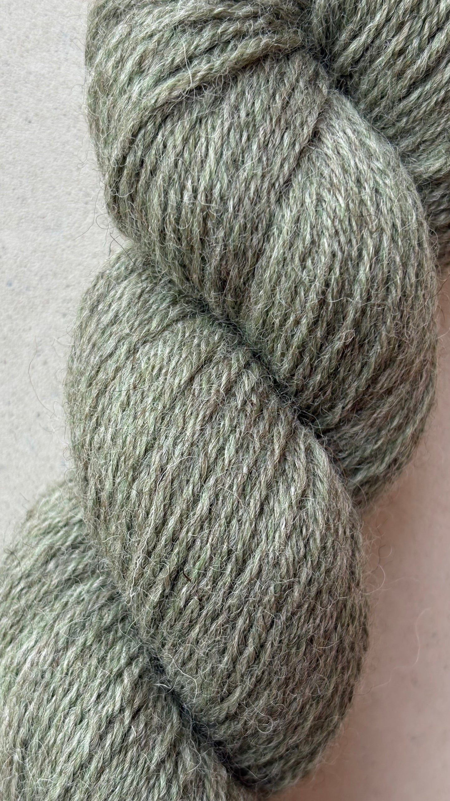 Classic Cuffed Woolly Hat - Coloured Wool Yarn - Dales Mist