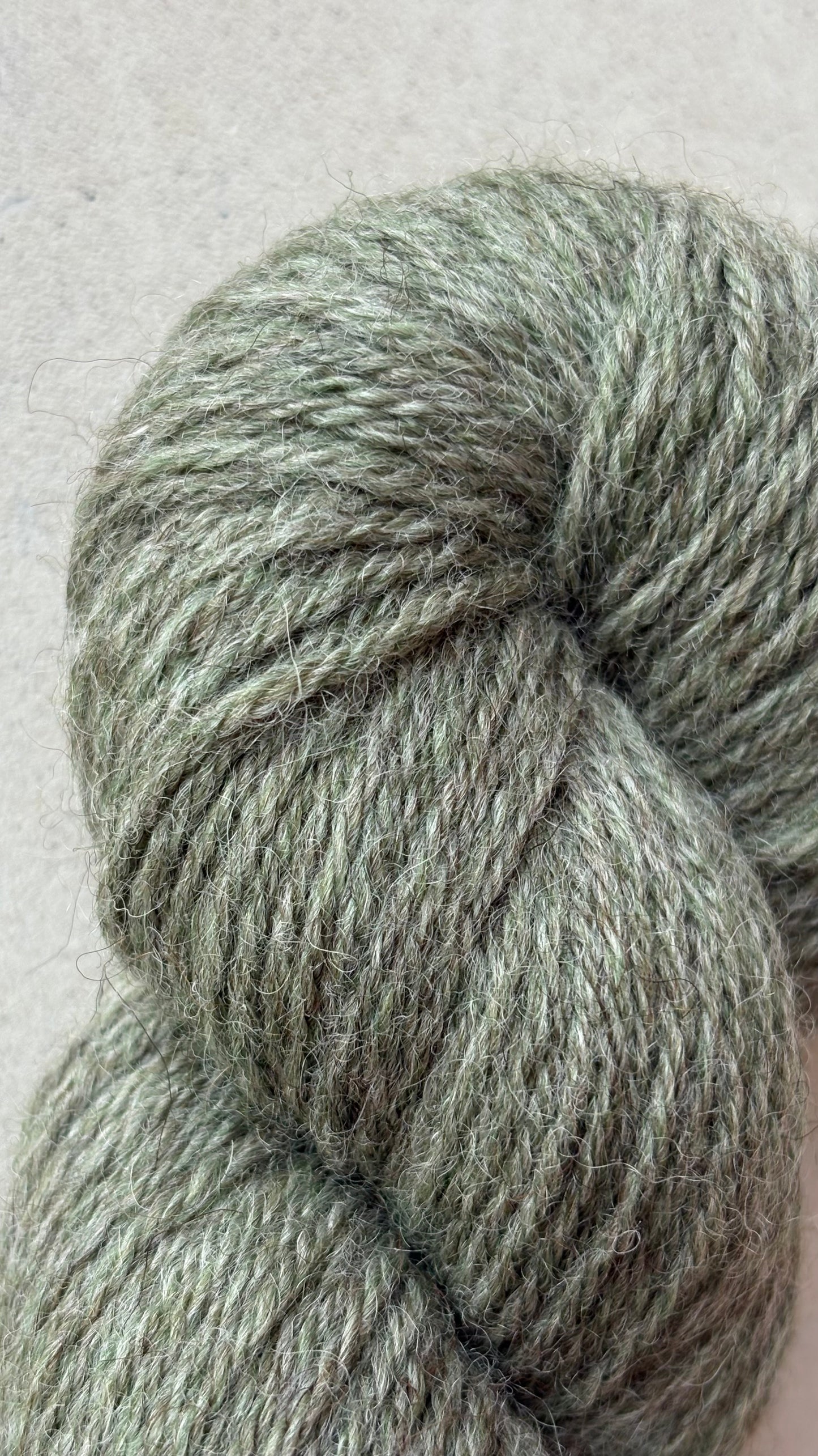 Classic Cuffed Woolly Hat - Coloured Wool Yarn - Dales Mist