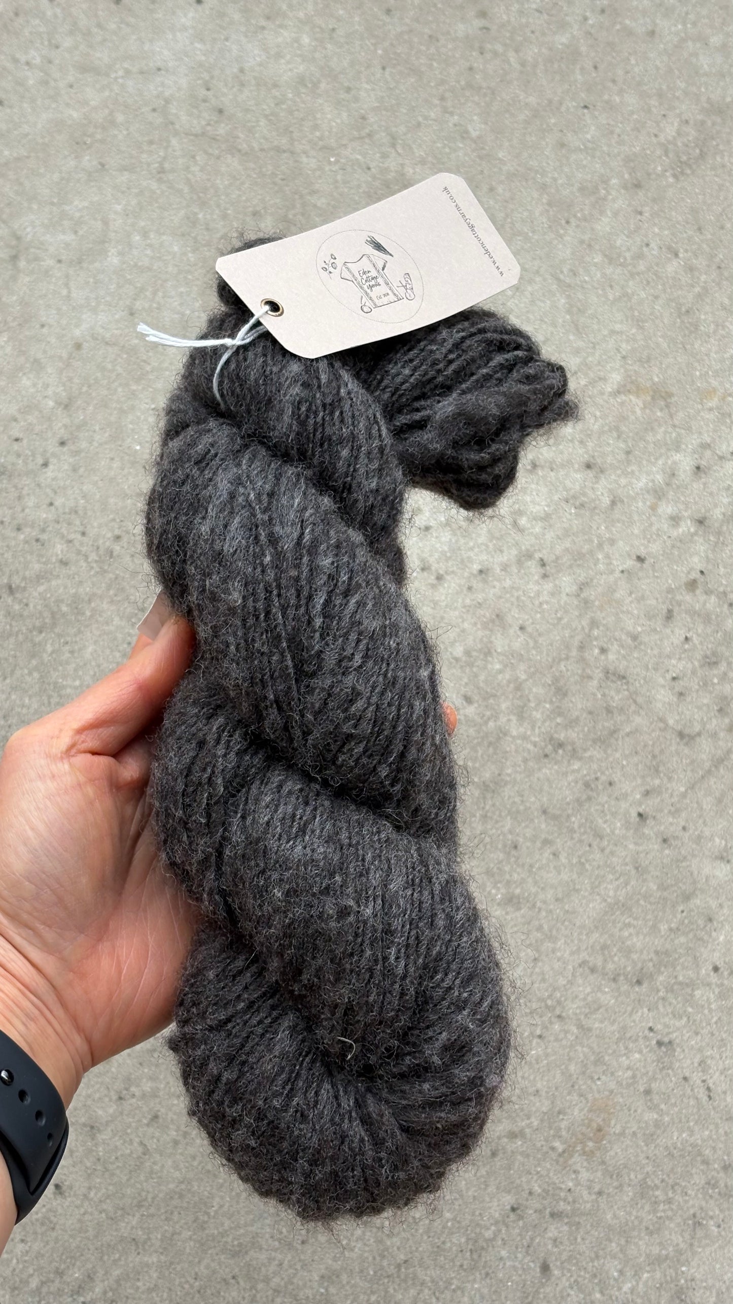 Classic Cuffed Woolly Hat - Undyed Hand-spun Gotland Wool