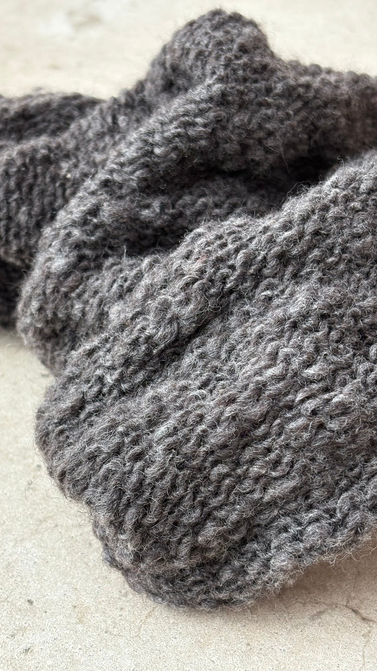 Classic Cuffed Woolly Hat - Undyed Hand-spun Gotland Wool