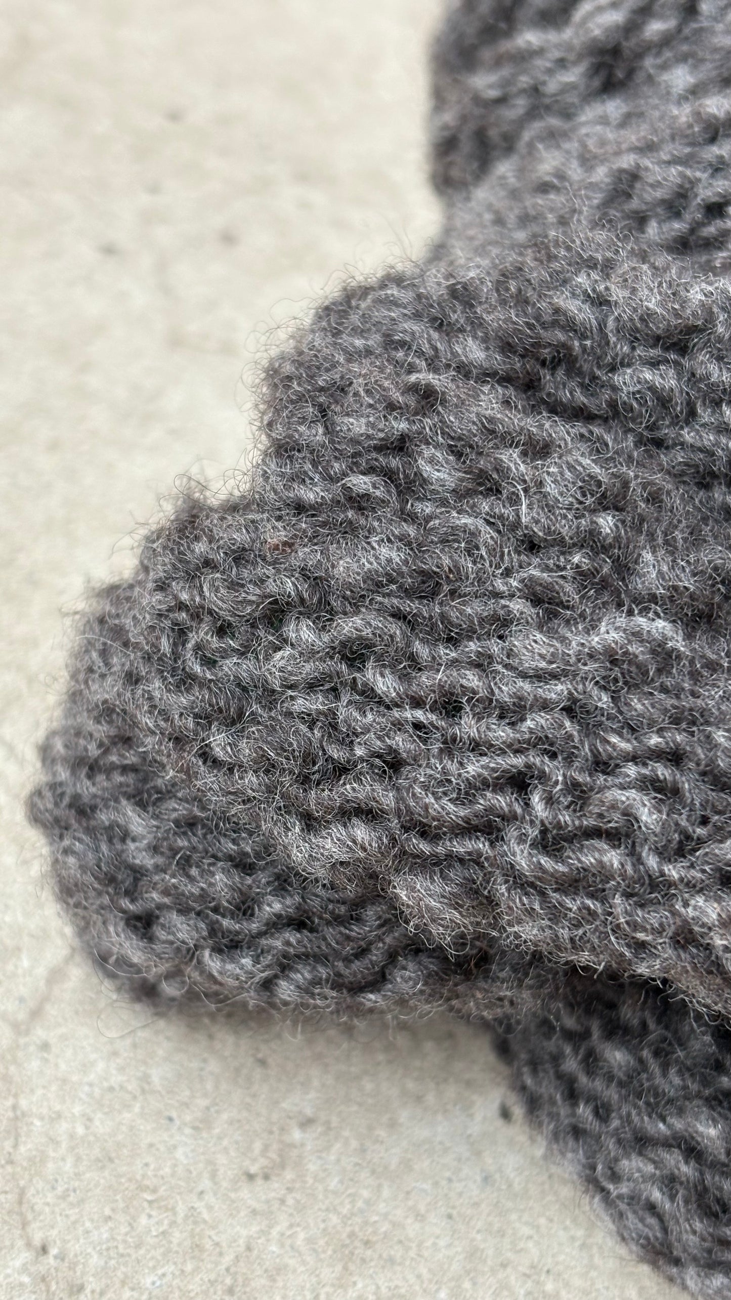Classic Cuffed Woolly Hat - Undyed Hand-spun Gotland Wool