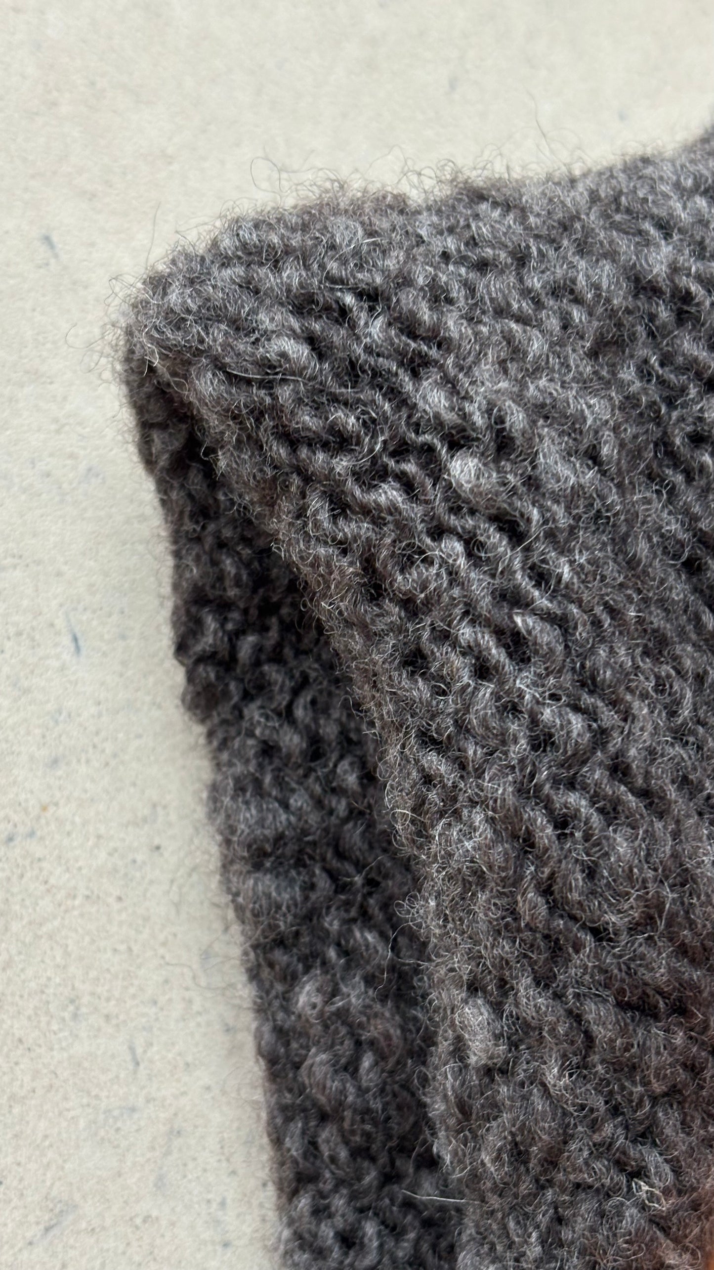 Classic Cuffed Woolly Hat - Undyed Hand-spun Gotland Wool