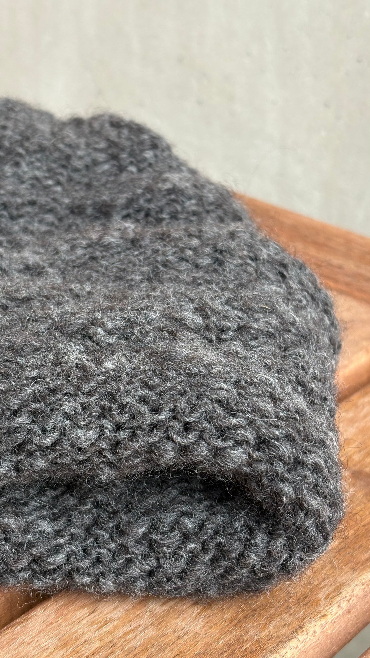 Classic Cuffed Woolly Hat - Undyed Hand-spun Gotland Wool