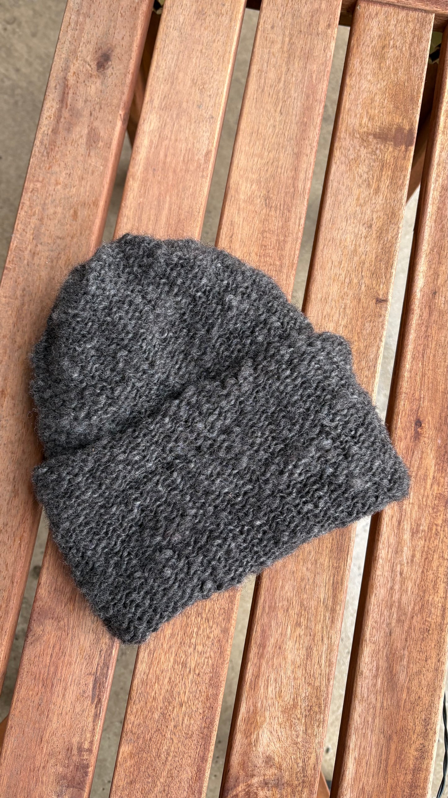 Classic Cuffed Woolly Hat - Undyed Hand-spun Gotland Wool